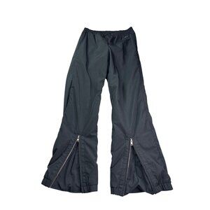 Obermeyer Ladies Gore-Tex Blizzard Pants 8 Black Waterproof Elastic Waist Zipper